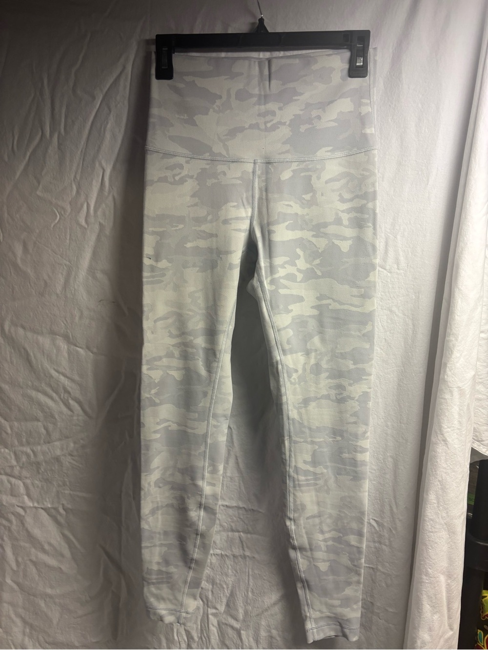 lululemon athletica Light Gray Camo Leggings
